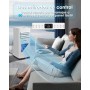 Lovewind Aire Acondicionado Portátil 9000 BTU (Eco R290),Silencioso 52 dB,Climatizador Portátil con Mando a Distancia,4 en 1