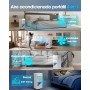 Lovewind Aire Acondicionado Portátil 9000 BTU (Eco R290),Silencioso 52 dB,Climatizador Portátil con Mando a Distancia,4 en 1