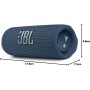 JBL Altavoz Bluetooth portátil Flip 6, altavoz resistente al agua y al polvo IPX67, compatible con JBL PartyBoost, hasta 12h de