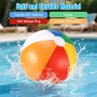 Pelota de Playa, 4 Piezas Pelotas de Playa Inflables, 50cm Pelota Hinchable Paneles Colores, Juguete Acuático de Playa de Verano