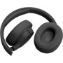 JBL Auriculares Tune 720 BT, inálambricos por Bluetooth, 76 horas de reproducción con JBL Pure Bass, plegables, negro