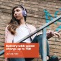 JBL Auriculares Tune 720 BT, inálambricos por Bluetooth, 76 horas de reproducción con JBL Pure Bass, plegables, negro