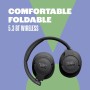 JBL Auriculares Tune 720 BT, inálambricos por Bluetooth, 76 horas de reproducción con JBL Pure Bass, plegables, negro