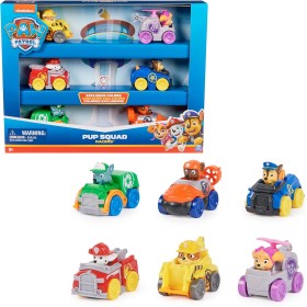 Patrulla Canina - Pack 6 Coches Pup Squad Racers - Patrulla Canina Juguetes - Juegos Infantiles - 6070070 - Juguetes Niños 3