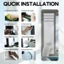 LOVIGA Sellado de Ventana Corredera para Secadora - Kit para Aire Acondicionado Portátil 25X102-162cm - Aislamiento 100% Efecto
