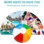 Pelotas de Playa Hinchable,30CM Color Pelotas de Agua,2 PCS Beach Ball,Bolas Inflables de Agua,Pelotas de Playa
