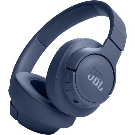JBL Auriculares Tune 720 BT, inálambricos por Bluetooth, 76 horas de reproducción con JBL Pure Bass, plegables, azul
