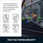 Waboba Moon Ball – Pelota de Goma de Salto más Alta – Diseño Original Patentado – cráter de Pelota Produce un Sonido de Rebote