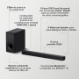 Sony HTSF150 - Barra de Sonido compacta con Bluetooth, Negro, 90 x 6.4 x 8.8 cm