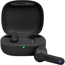 JBL Wave Flex, auriculares inalámbricos In-Ear con resistencia al agua IP54 e IPX2, tecnología TalkThru y AmbientAware y 32