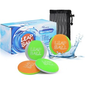 Ryaco Leap Ball, Bola de Salto de Agua, Bola Que Rebota en el Agua, 4 Paquetes, Pelota Que Rebota, Pelota de Playa para Todas