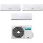 Hisense - Aire acondicionado, sistema climatizador Trial Split Inverter Hisense New Comfort 9000, 9000+, 12000, combinación