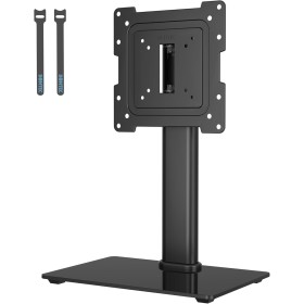 BONTEC Soporte TV Pie para Pantallas de 17-43 Pulgadas LCD/LED/OLED/Plasma/Curva, Mesa Universal con Giratorio y Altura