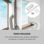 Klarstein Aire Acondicionado 3 en 1, Climatizador de Aire 1200BTU Evaporativo Aire, Silencioso, Pinguino Modo Noche con