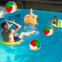 PEAKTOP 4PCS Pelotas De Playa Hinchable, 30CM Color Pelotas De Agua, Bolas Inflables De Agua Durabilidad, Verano Juguetes De