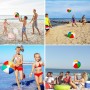 PEAKTOP 4PCS Pelotas De Playa Hinchable, 30CM Color Pelotas De Agua, Bolas Inflables De Agua Durabilidad, Verano Juguetes De
