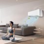 Hisense, Halo CBYR0906W Monosplit 9000BTU Enfriamiento y calefacción (2,6 kW/2,7 kW), temporizador 24 h, mando a distancia