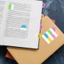 JIANTA 1200 Piezas Indices Adhesivos, Marcadores Adhesivos, Marcadores Sticky Index Tabs Transparentes Tabs Sticky Notes Sticky