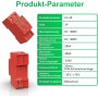 CNLonQcom DC Protección contra sobretensiones PV planta 2 unidades CC 1000 V 20 KA ~ 40 KA 2P Descargador de sobretensión para
