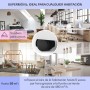 Klarstein Aire Acondicionado Portatil y Silencioso, 4 en 1 Enfriador de Aire para Casa, Modo Noche, Deshumidificador y
