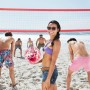 4PCS Glitter Pelota De Hinchable Beach, 40cm Transparente Pelotas De Playa Hinchable, Bolas Inflables De Agua Niños Adultos,