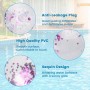 4PCS Glitter Pelota De Hinchable Beach, 40cm Transparente Pelotas De Playa Hinchable, Bolas Inflables De Agua Niños Adultos,