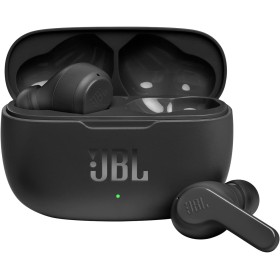JBL WAVE 200TWS Auriculares inalámbricos intraaurales con sonido JBL Deep Bass, asistente de voz con control táctil y