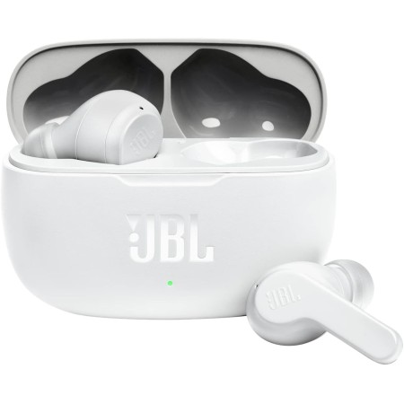 JBL WAVE 200 TWS Auriculares inalámbricos intraaurales con sonido JBL Deep Bass, asistente de voz con control táctil y