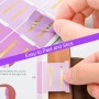 VANRA Tablillas bíblicas para mujeres, material para llevar un diario bíblico, 96 tablillas en total, para estudiar el Antiguo y