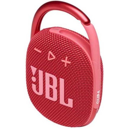 JBL Clip 4 Altavoz inalámbrico con Bluetooth, resistente al agua (IP67) y al polvo, con estilo llamativo y diseño portátil, 10h