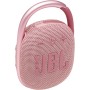JBL Clip 4 Altavoz inalámbrico con Bluetooth, resistente al agua (IP67) y al polvo, con estilo llamativo y diseño portátil, 10h