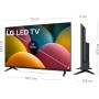 LG 32LR60006LA - TV 32" FHD (80 cm), Smart TV webOS 23, Procesador α5 AI Gen6, HDR10/HLG, Dolby Digital Plus, AI Sound, Google
