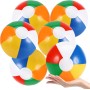 Zikenis 6 pezzi di palloni da spiaggia gonfiabili da 12"/32 cm di diametro,palloni da spiaggia colorati,Pelotas de Agua para