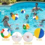 Zikenis 6 pezzi di palloni da spiaggia gonfiabili da 12"/32 cm di diametro,palloni da spiaggia colorati,Pelotas de Agua para