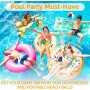 Zikenis 6 pezzi di palloni da spiaggia gonfiabili da 12"/32 cm di diametro,palloni da spiaggia colorati,Pelotas de Agua para