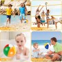 Zikenis 6 pezzi di palloni da spiaggia gonfiabili da 12"/32 cm di diametro,palloni da spiaggia colorati,Pelotas de Agua para