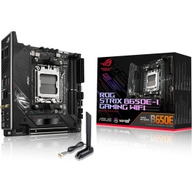 ASUS ROG Strix B650E-I Gaming WiFi - Placa Base AMD Ryzen AM5 Mini-ITX (VRM de 10 + 2 Fases, DDR5, Dos Ranuras M.2, PCIe 5.0,