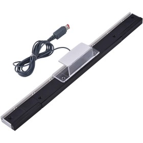 Barra de Sensor para Wii, Repuesto de Barra de Sensor de Rayos Infrarrojos con Cable para Nintendo Wii, Conecta hasta 4 Manijas