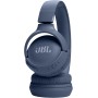 JBL Auriculares Tune 520 BT, inálambricos por Bluetooth, 57 horas de reproducción con JBL Pure Bass, plegables, azul