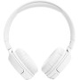 JBL Auriculares Tune 520 BT, inálambricos por Bluetooth, 57 horas de reproducción con JBL Pure Bass, plegables, blanco