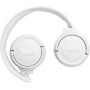 JBL Auriculares Tune 520 BT, inálambricos por Bluetooth, 57 horas de reproducción con JBL Pure Bass, plegables, blanco