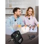 SYNCO Micrófono Inalambrico Solapa, G2A2 Mega Micrófono Lavalier 2.4Ghz 200m Compatible con Cámara DSLR Móviles, Grabación