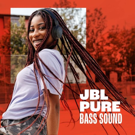 JBL Auriculares Tune 520 BT, inálambricos por Bluetooth, 57 horas de reproducción con JBL Pure Bass, plegables, blanco