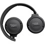 JBL Auriculares Tune 520 BT, inálambricos por Bluetooth, 57 horas de reproducción con JBL Pure Bass, plegables, blanco