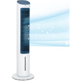 Klarstein Climatizador Portatil Frio 5 en 1 Ionizador, Mini Enfriador de Aire, Silencioso Modo Noche, Mando a Distancia,