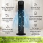 Klarstein Climatizador Portatil Frio 5 en 1 Ionizador, Mini Enfriador de Aire, Silencioso Modo Noche, Mando a Distancia,