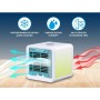 BEPER P206RAF200 Enfriador de Aire Pequeño - Aire Acondicionado Portatil, Humidificador, Purificador con Luz Led de 7 Colores