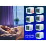BEPER P206RAF200 Enfriador de Aire Pequeño - Aire Acondicionado Portatil, Humidificador, Purificador con Luz Led de 7 Colores