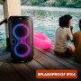 JBL PartyBox 110 Altavoz con Bluetooth portátil con efectos de luces para fiestas, IPX4 a prueba de salpicaduras, 12 horas de