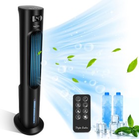 Taylor Swoden Climatizador Evaporativo 3 en 1 Depósito de Agua 6L y Mando a Distancia. Ventilador de Torre, Climatizador